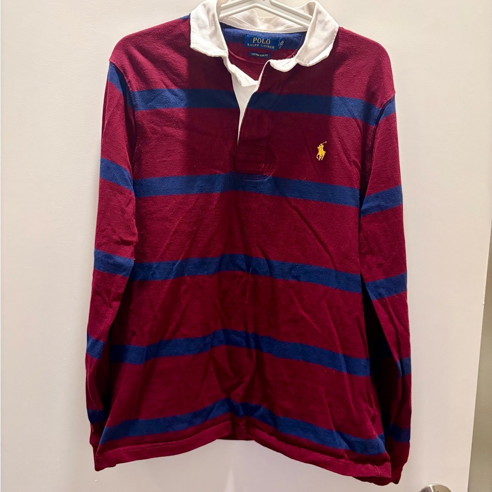 Polo Ralph Lauren Long-Sleeved Cotton Polo Shirt
